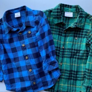 Hanna Andersson flannel shirt bundle Size: 90 (3T)
